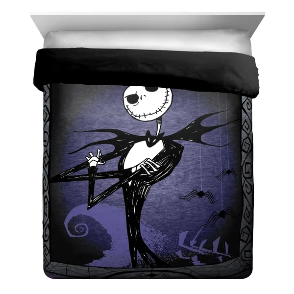 Disney Nightmare Before Christmas Meant to Be Reversible Comforter (Full - Queen) - 81 x 86