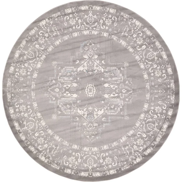 Unique Loom Attiki New Classical Rug - Gray (8& 0 x 11& 4)