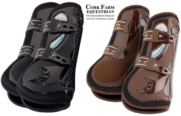 Veredus Carbon Gel Vento Front Tendon Boots - Brown