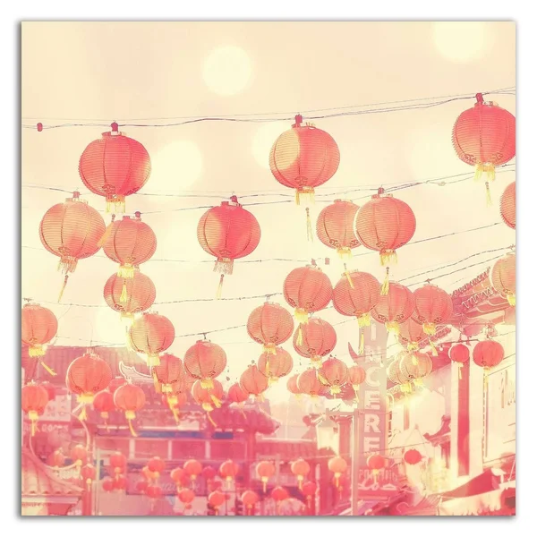24x22 x 24x22 Chinatown by Myan Soffia Print on Canvas