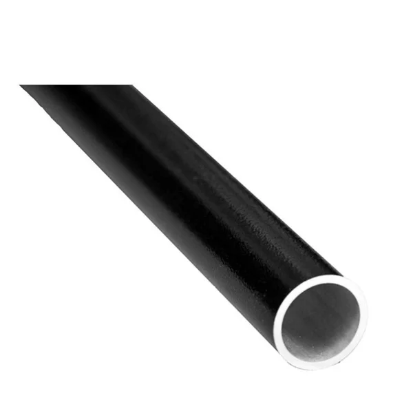EZ Handrail 24 ft. x 1.9 in. Textured Black Aluminum Round ADA Handrail