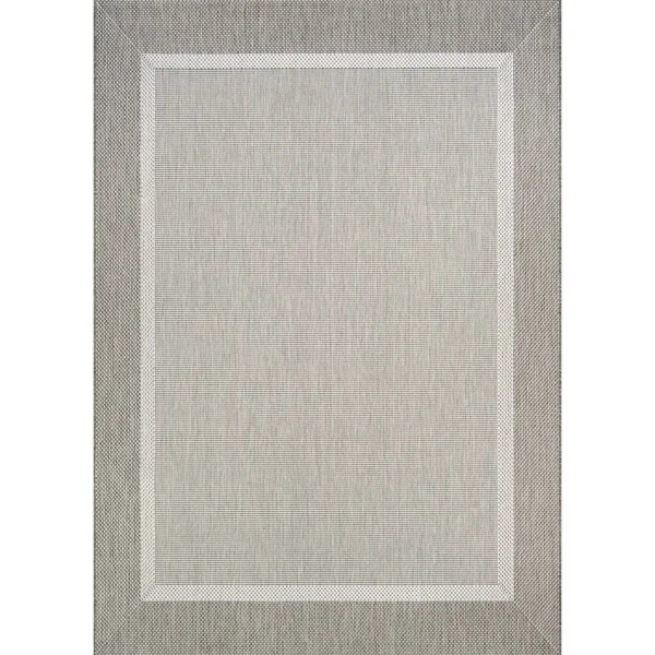 Pergola Channel Indoor/ Outdoor Area Rug - 5&3x22 x 7&6x22 - Champange/Blue