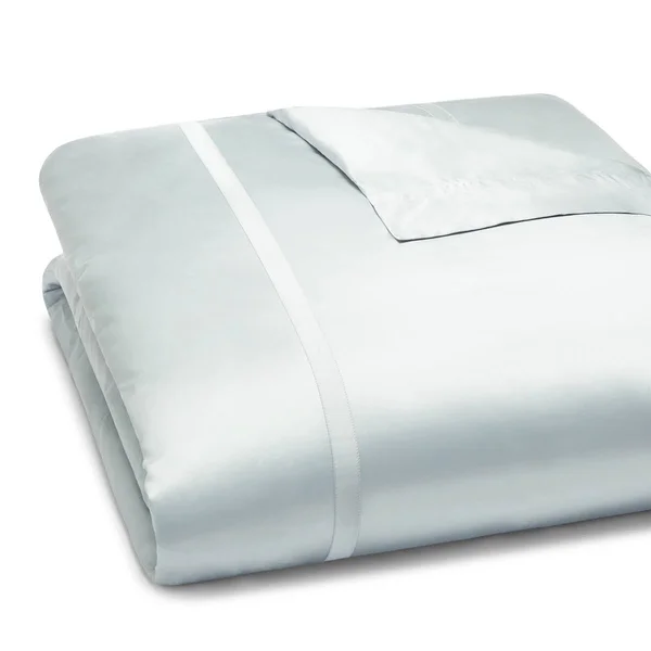 Matouk Nocturne - King Duvet Cover - Silver