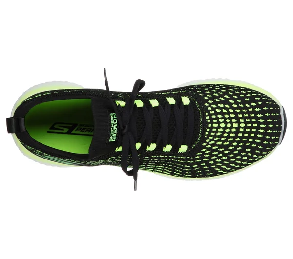 Skechers Men's Max Road 4, Black/Lime, 12