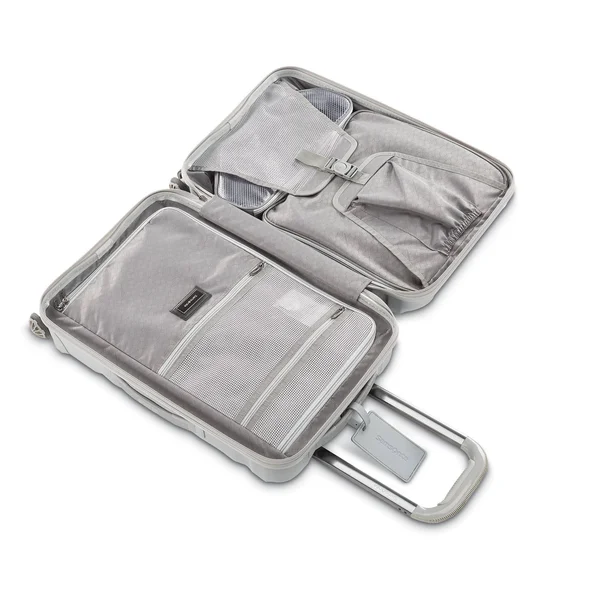 Samsonite Xcalibur XLT Hardside Carry-On Luggage Spinner - Silver