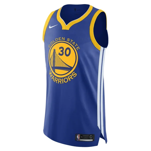 Nike Stephen Curry Golden State Warriors Royal Authentic Jersey - Icon Edition
