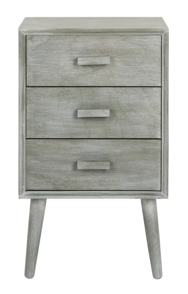 Safavieh Pomona 3 Drawer Chest - Slate Grey