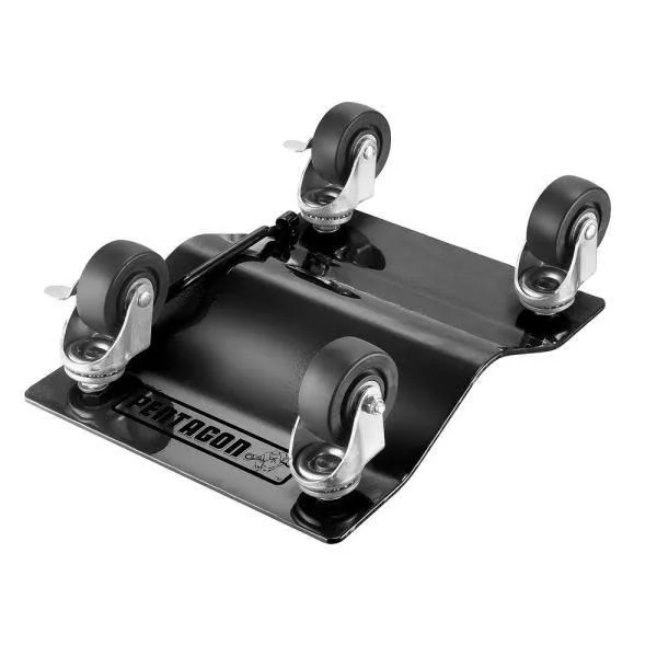 Pentagon Tool 1, 500 lbs. Capacity Steel Premium Car Tire Dolly (2-Pack)