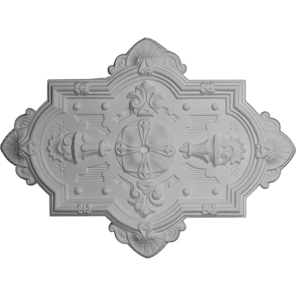 29 1/8x22H x 38 1/8x22W x 1 3/4x22P Cathedral Ceiling Medallion (Green Gold)