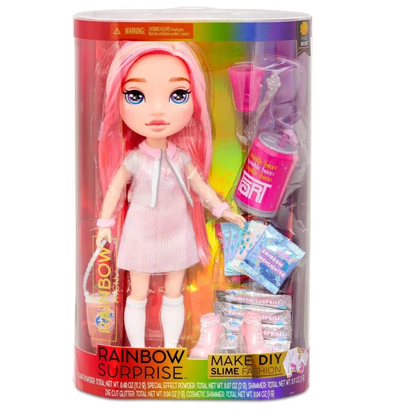 Surprise High 14-inch Doll – Pixie Rose Doll with DIY Slime Fashion - Complete