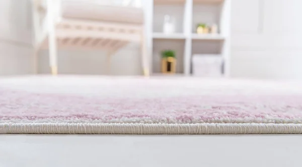 Rugs.com Dover Collection Rug 4& x 6& Pink Low-Pile Rug Perfect for Entryways, Kitchens, Breakfast Nooks, Accent Pieces