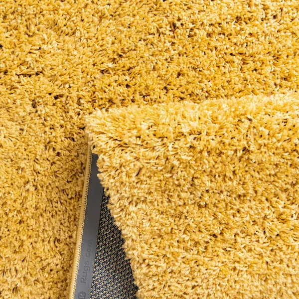 Unique Loom Everyday Solid Shag Area Rug (Yellow - 10& 0 x 13& 0)
