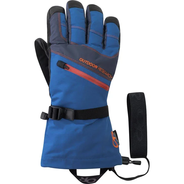 Outdoor Research Men's Southback Sensor Gloves Cobalt - Naval Blue, Burnt Orange L