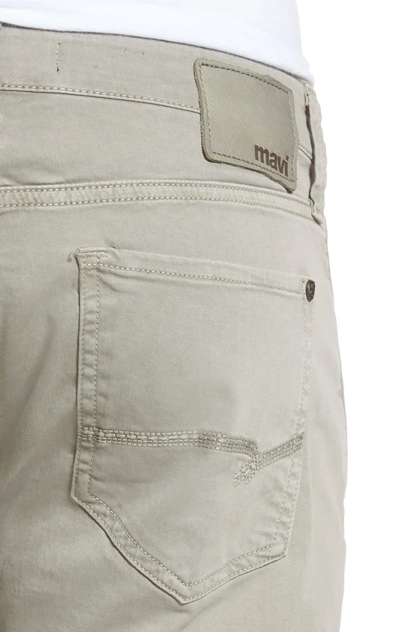 Mavi Jeans Zach Straight Leg Pants - Grey - 46 x 32