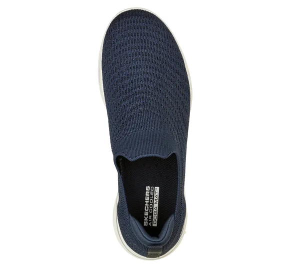 Skechers GOwalk 5 - Coastal View Navy, White - Size 10.0