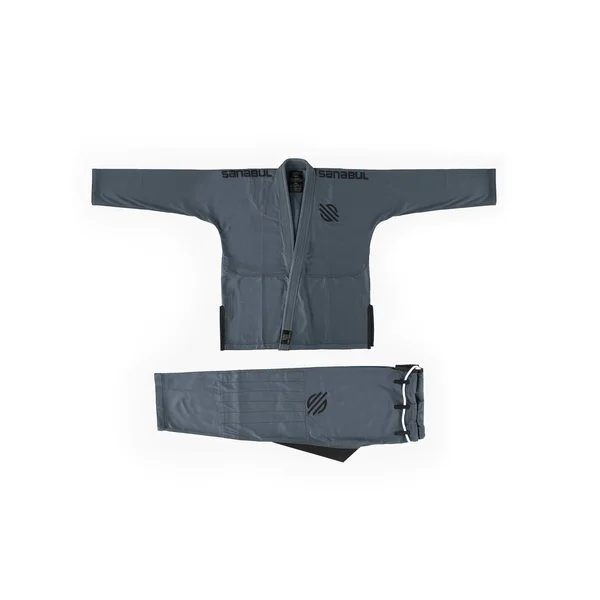 Sanabul Essentials V.2 Ultra Light Pre Shrunk BJJ Jiu Jitsu Gi (Grey - A3) See Special Sizing Guide