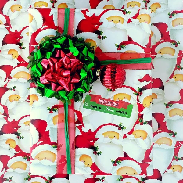 Bulk Ream Roll Christmas Gift Wrap Wrapping Paper, Santa
