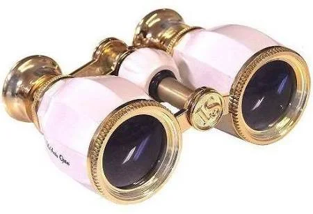 LaScala Optics 4x30 Hamlet Opera Glasses (Black & Gold) LSH-01