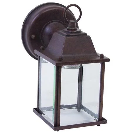 Boston Harbor AL1037-RB3L 1 Light Rustic Brown Wall Lantern