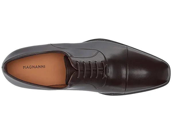 Magnanni Federico (Brown) Men's Lace Up Cap Toe Shoes