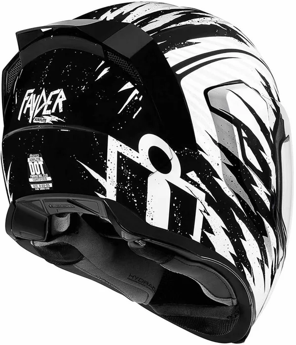 Icon Airflite Fayder Helmet, White, XL