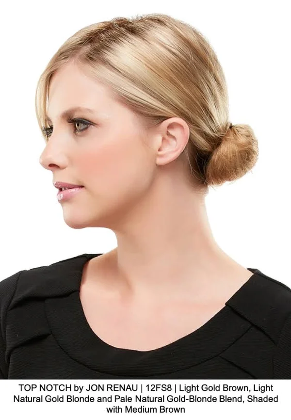 Jon Renau Top Notch Synthetic Hairpiece - 22F16S8 Venice Blonde