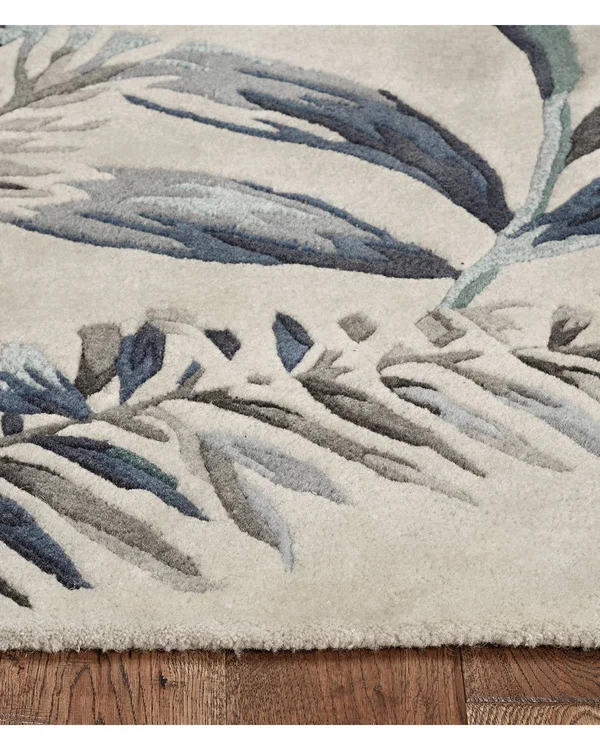 Kas Havana 2626 Grey/Blue Tropics Area Rug 30x22 x 50x22