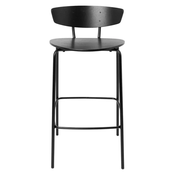 Ferm Living Herman Bar Stool - Black, Low
