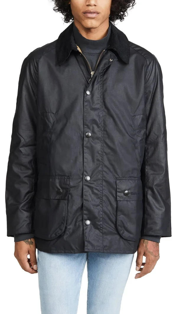 Barbour Ashby Wax Jacket Navy
