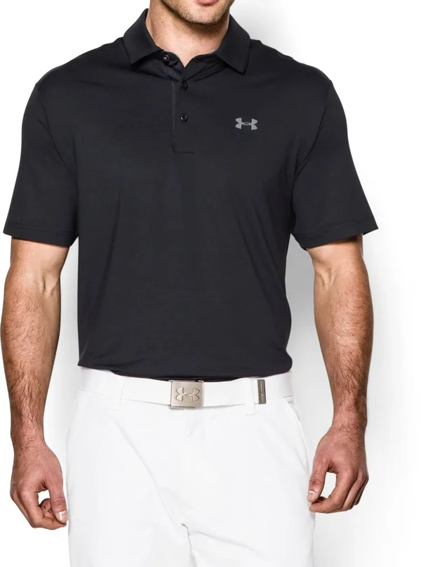 Under Armour Men's UA Playoff Polo, Black, XLT