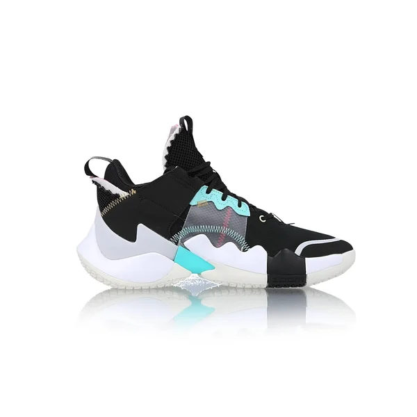 Jordan Mens Why Not Zer0.2 SE Basketball Shoes - Black/Vast Grey/White/Sail, Size 8.5