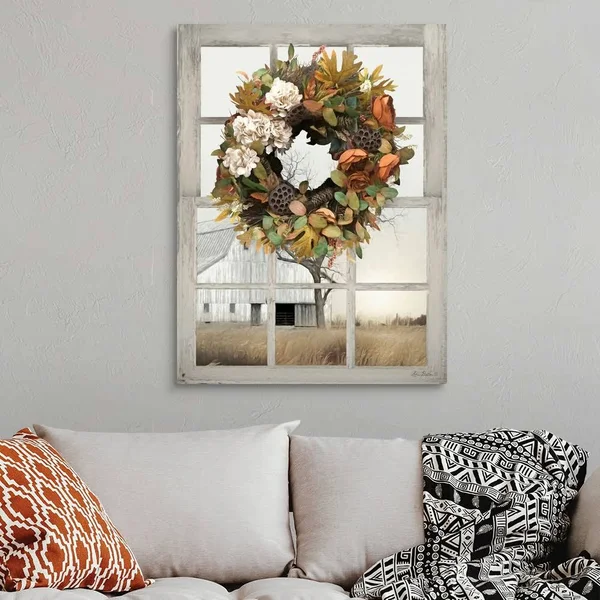Fall Window View I - Canvas Wall Art, 30x40, Great Big Canvas