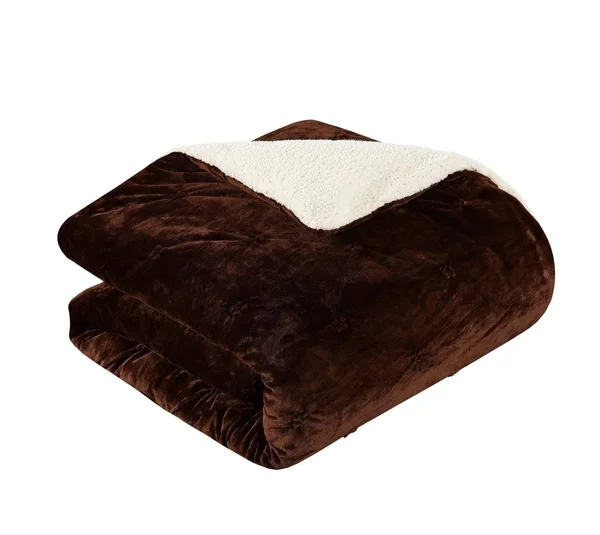 Chic Home Josepha 7 Piece Queen Bed in A Bag Comforter Set - Brown