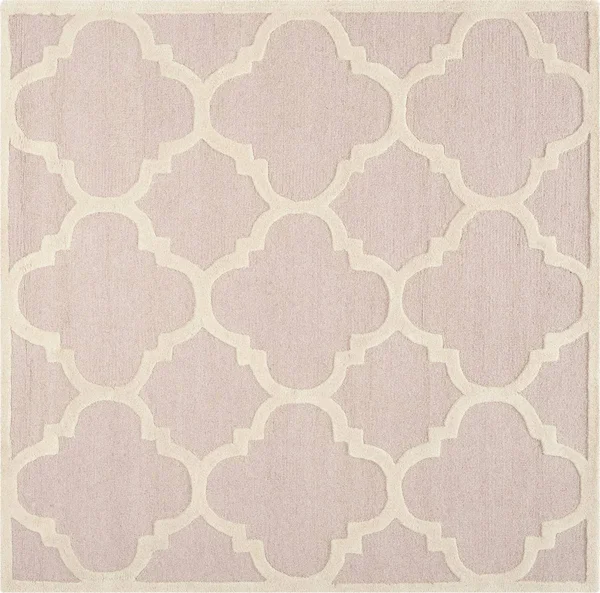 Safavieh Cambridge Light Pink & Ivory 5& x 8& Rug