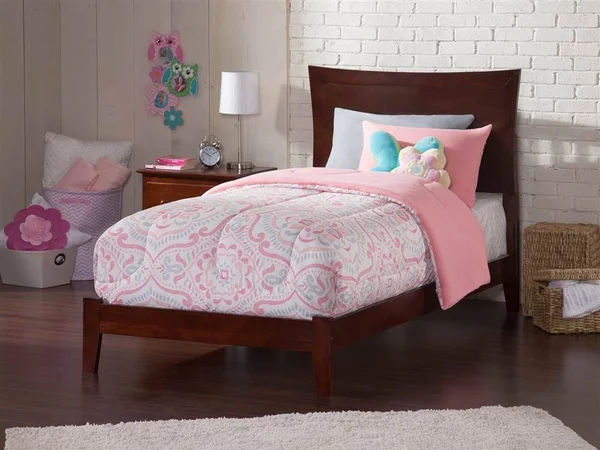 Atlantic Metro Twin XL Bed in Walnut