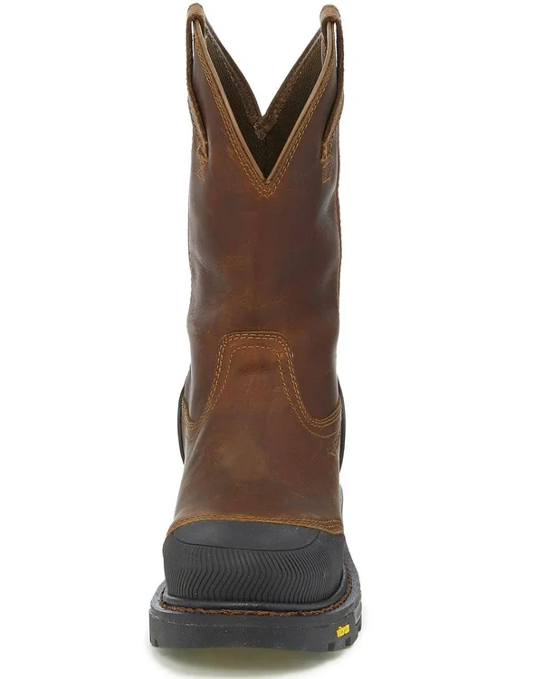 Justin Men's Chestnut Warhawk Waterproof Work Boots - Composite Toe