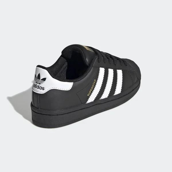 Adidas Superstar Black/White Preschool Kids& Shoe Size 2