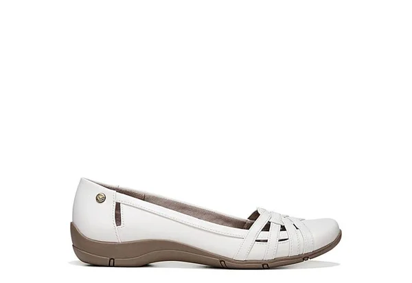 LifeStride Women's Diverse - White Sand Polyurethane