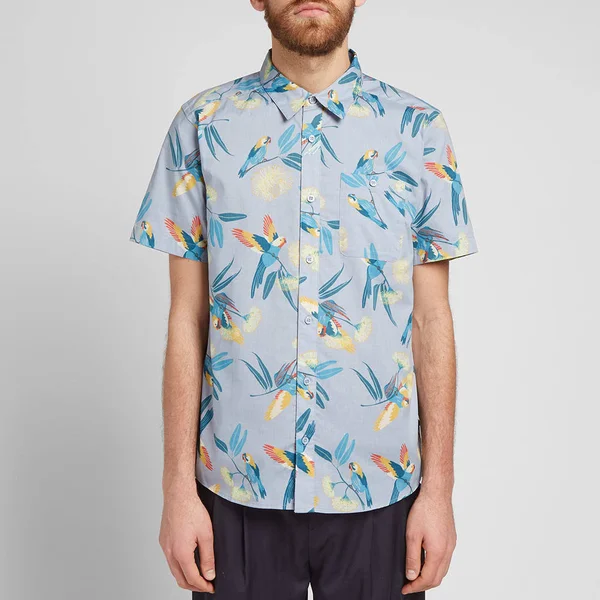 Patagonia Men's Go to Shirt Parrots Ghost Purple, S