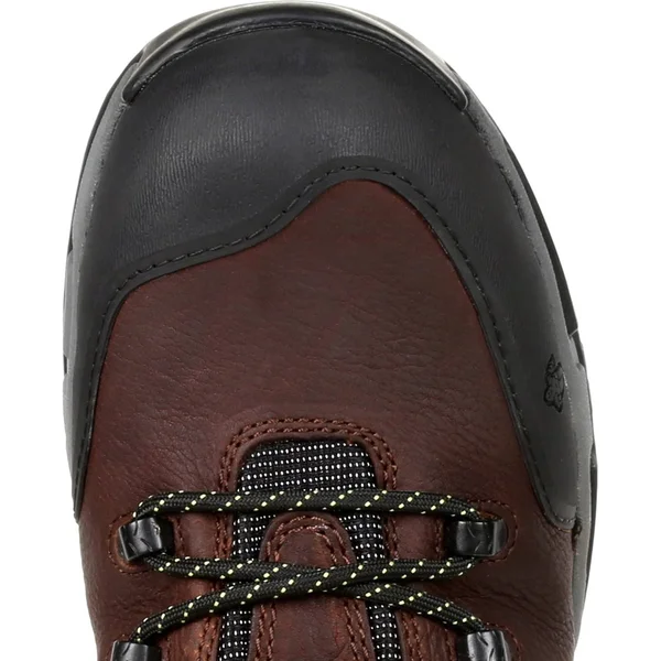 Men's Brown Michelin HydroEdge Steel Toe Waterproof Work Boot Size 9(Wide)