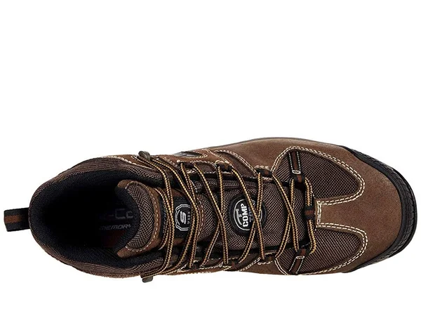 Skechers Men's Work Monter Comp Toe Boot, Dark Brown