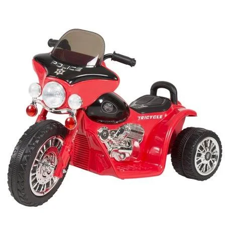 Ride on Toy - 3 Wheel Mini Motorcycle Trike for Kids, Battery Powered Toy by Hey! Play! Toys for Boys and Girls, 2 - 5 Year Old