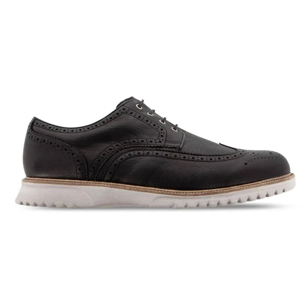 FootJoy Club Casuals Wing Tip - Black 7.5 Medium