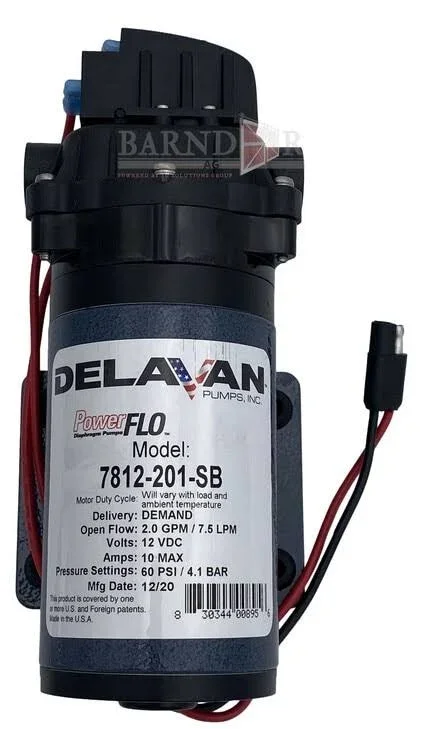 Delavan PowerFlo 2GPM, 60PSI Demand Diaphragm Pump, 7812-201-SB