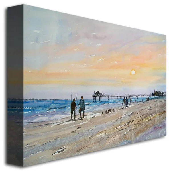 Trademark Art Florida Sunset Canvas Art by Ryan Radke - 30x47