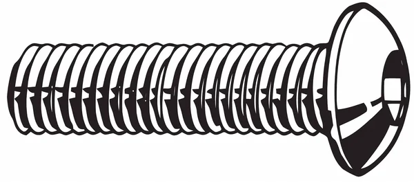 Fabory Button - Socket Head Cap Screw, #8-32, Stainless Steel, 18-8, Plain, 3/4 in Length, PK 4800 [PK/4800] Model: B51030.016.00