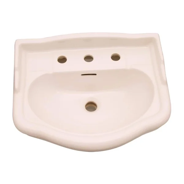 Barclay 3-858BQ Stanford 600 Pedestal Lavatory - Bisque