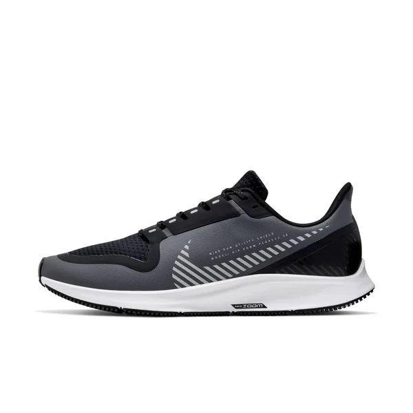 Nike Air Zoom Pegasus 36 Shield Grey/Black/White Men's Running Shoe Size 9.5