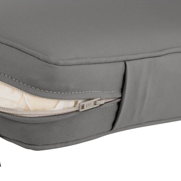 54x22 x 18x22 x 3x22 Montlake Water-Resistant Patio Bench/Settee Cushion Slip Cover Antique Beige - Classic Accessories