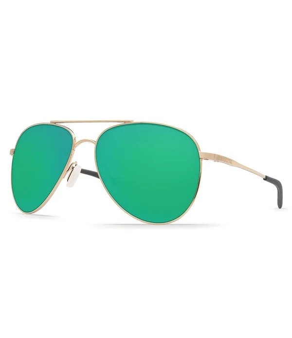 Costa Del Mar Cook Sunglasses Gold, Green Mirror 580P